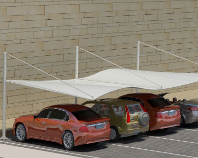 Wave Car Parking Shade UAE