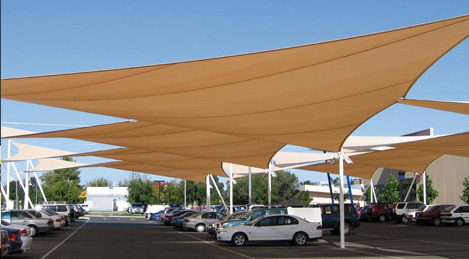 Sail Type Car Parking Shade UAE