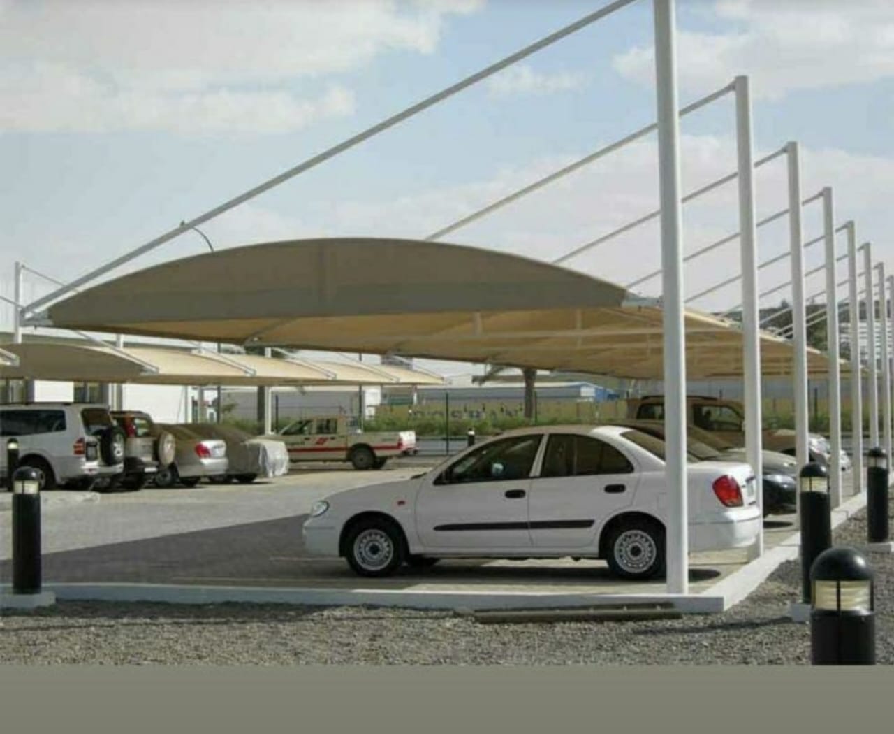 Top Support Car Parking Shade