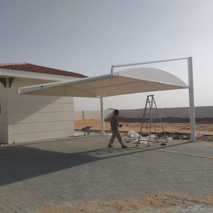 Top Support Car Parking Shade