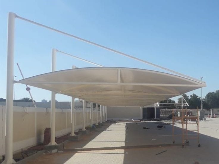 Top Support Car Parking Shade