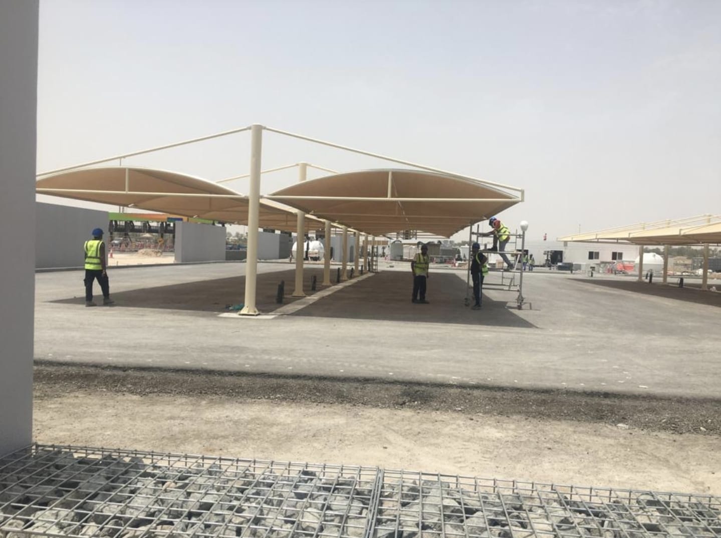 Top Support Car Parking Shade