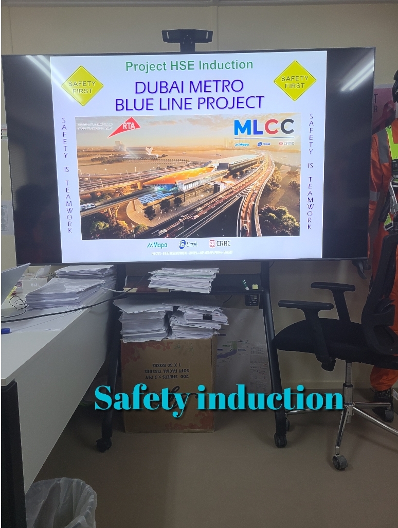 Dubai Metro Blue Line Safety Induction