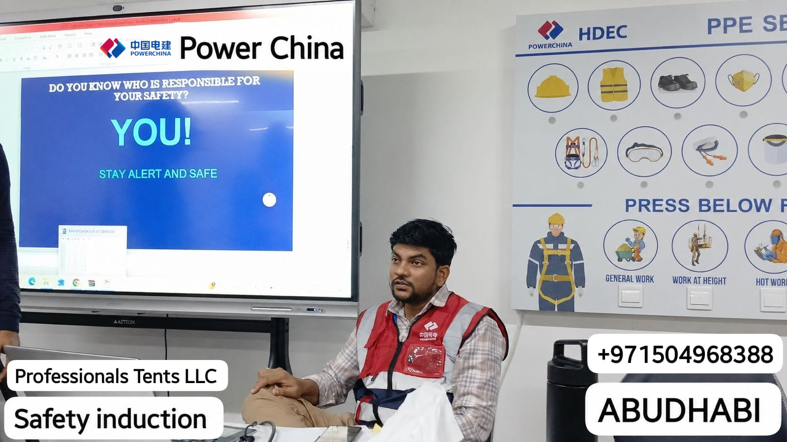 Power China Safety Induction - Professionals Tents LLC